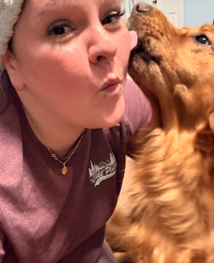 Kristen and her dog
